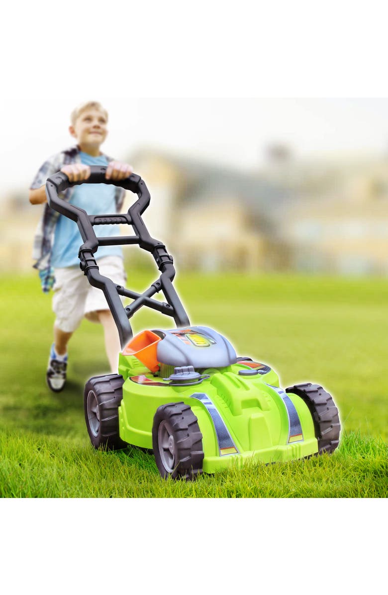 Lanard Tuff Tools Power Mower Yard Work Toy, Alternate, color, Multicolored