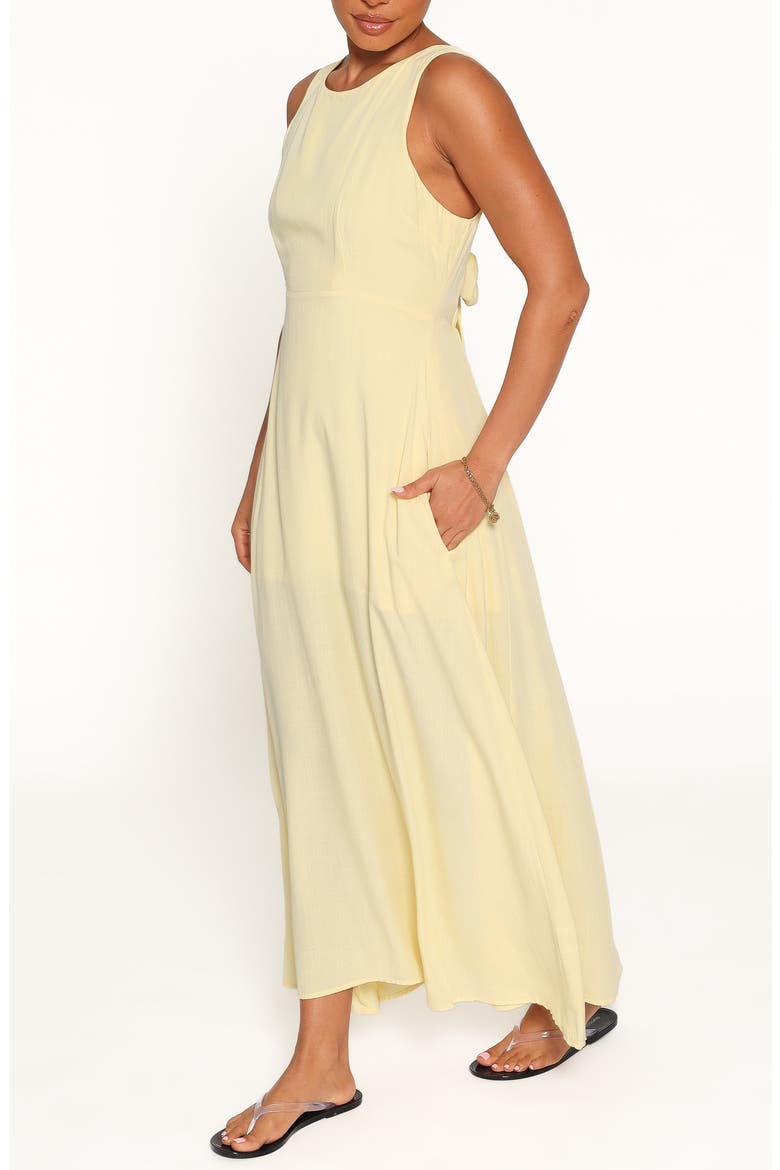 Kerrin Cotton Maxi Dress, Alternate, color, BUTTER YELLOW