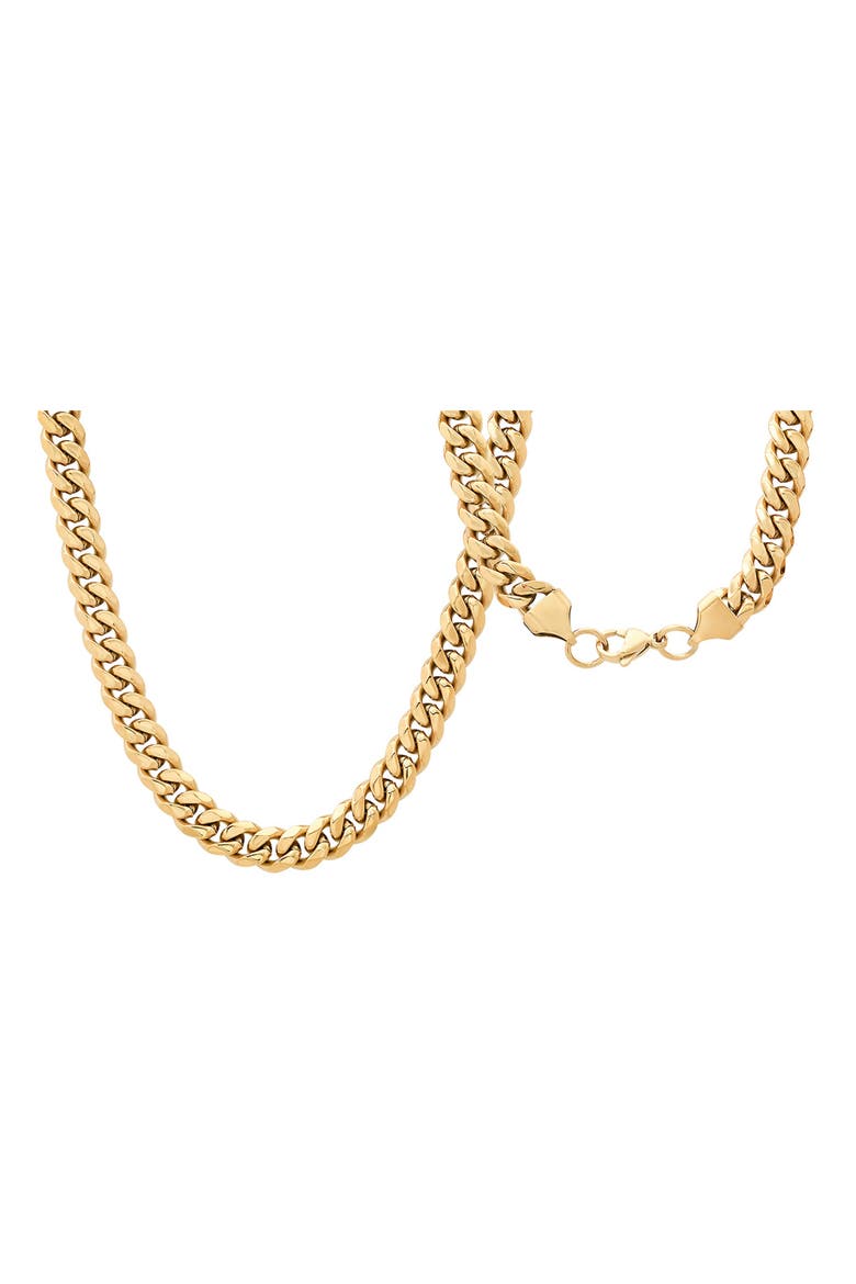 Men's Curb Chain Necklace, Alternate, color, GOLD