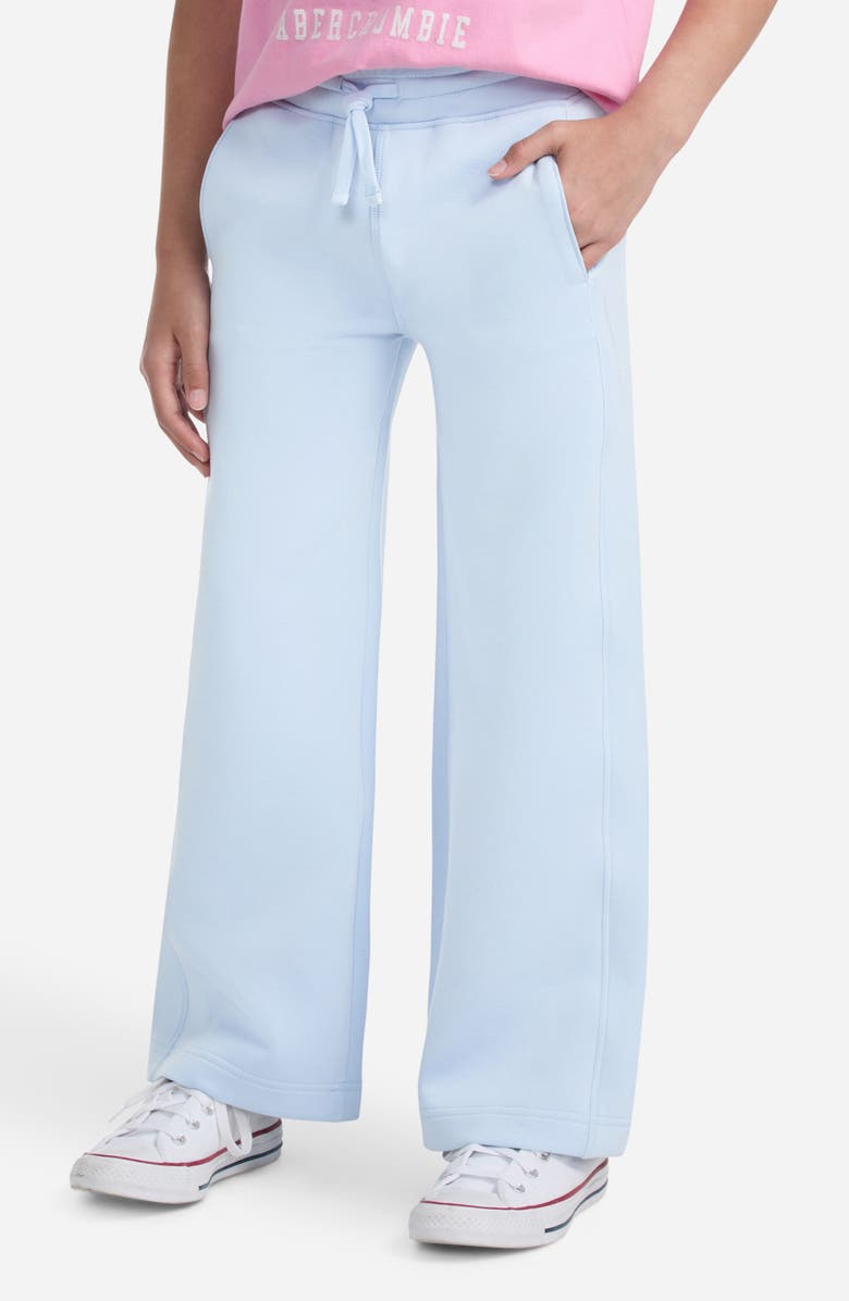 abercrombie kids Kids' YPB Neoknit Wide Leg Sweatpants, Alternate, color, Skyway