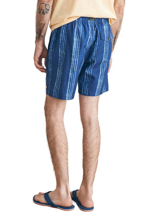 Faherty Shorelite Performance Swim Trunks In Icy Waters Ombre