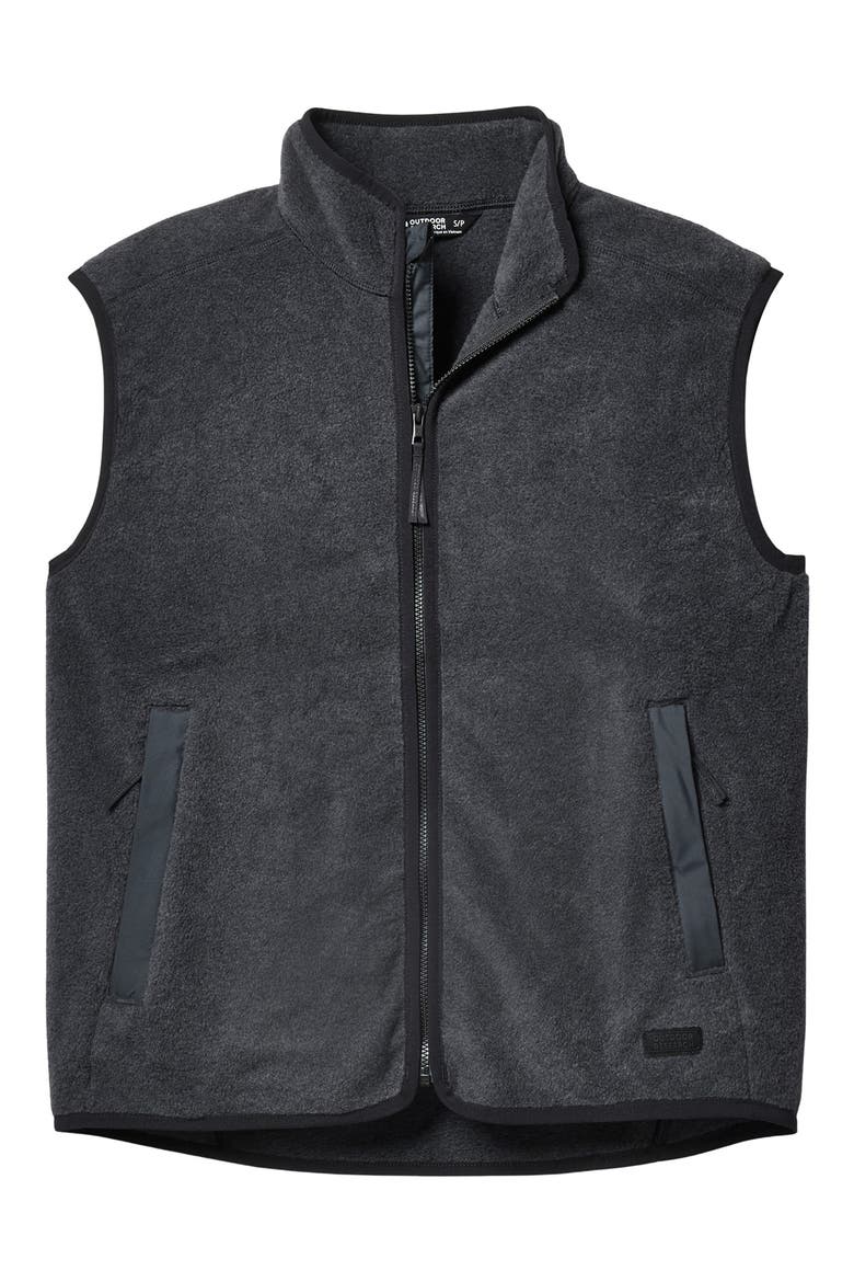 Deming Fleece Vest, Alternate, color, BLACK