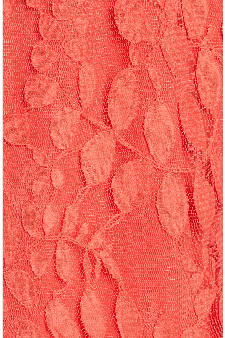Bellini Long Sleeve Off the Shoulder Romper, Alternate, color, CORAL