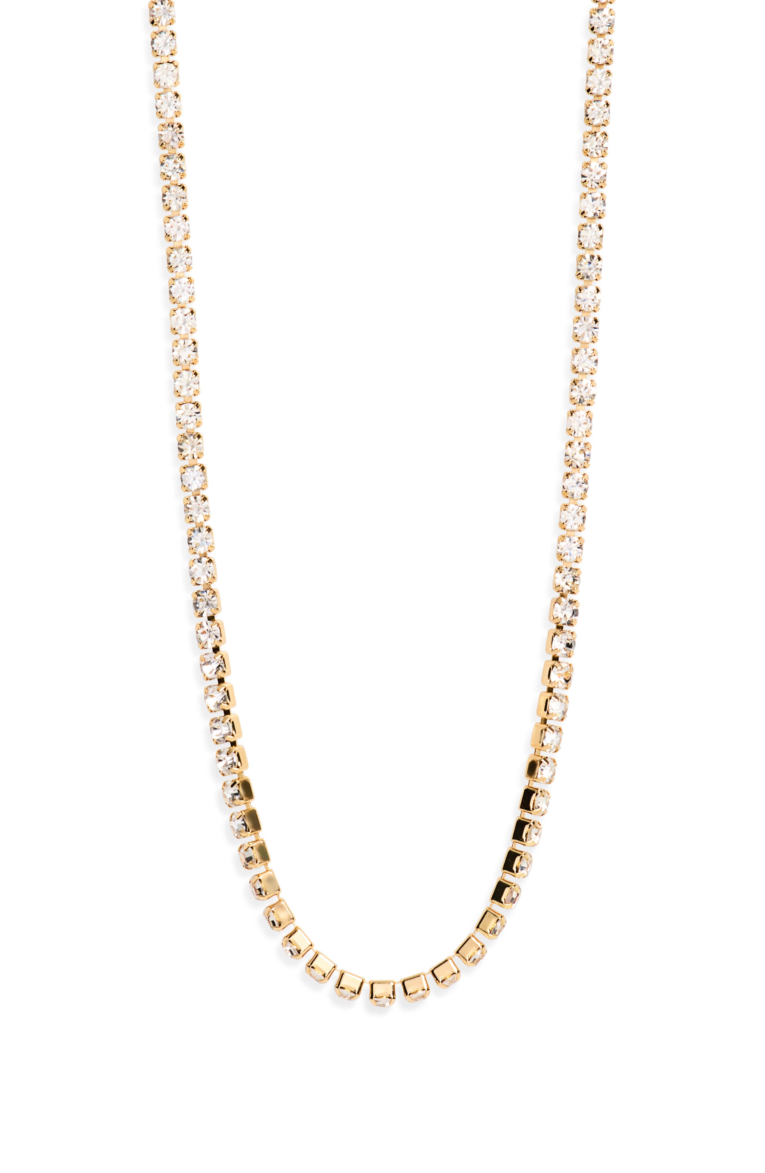 BaubleBar Crystal Cupchain Necklace