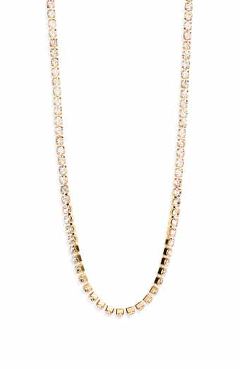 BaubleBar Crystal Cupchain Necklace