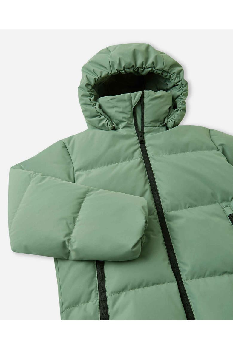 Paimio Down jacket, Alternate, color, Green Clay