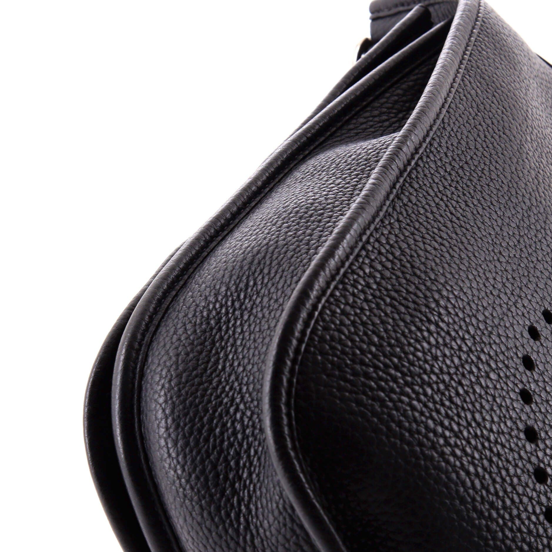 Pre-Owned Hermes Evelyne Bag Gen III Clemence PM, Alternate, color, Bleu Indigo