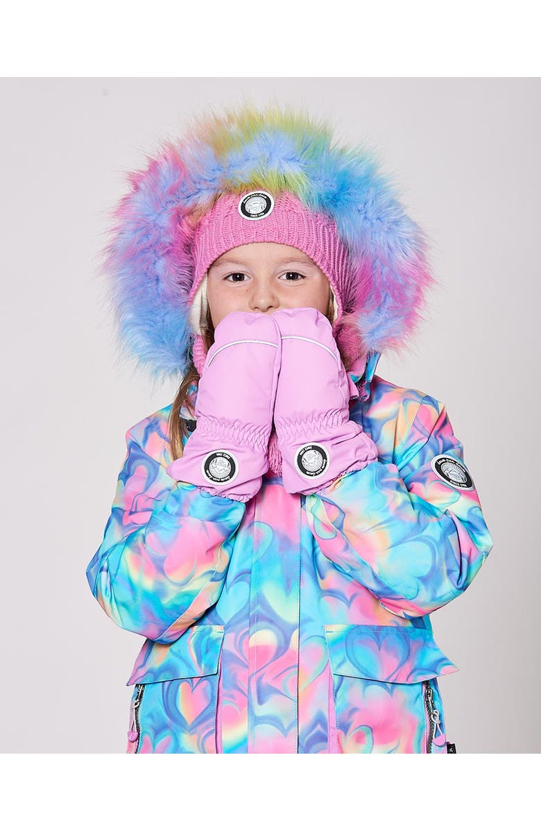 Deux par Deux Girl Winter Mittens Play, Main, color, Purple