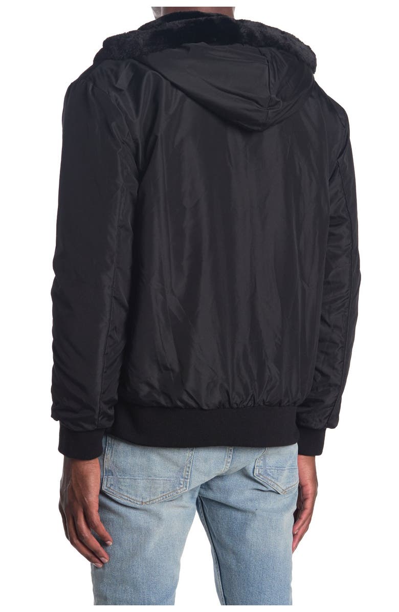 Sean John Faux Shearling Zip Jacket, Main, color,