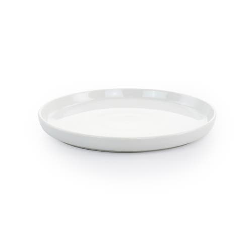 Gibson Home White Deco 16 Piece Fine Ceramic Dinnerware Set In White