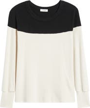 Loveappella Block Crewneck Top