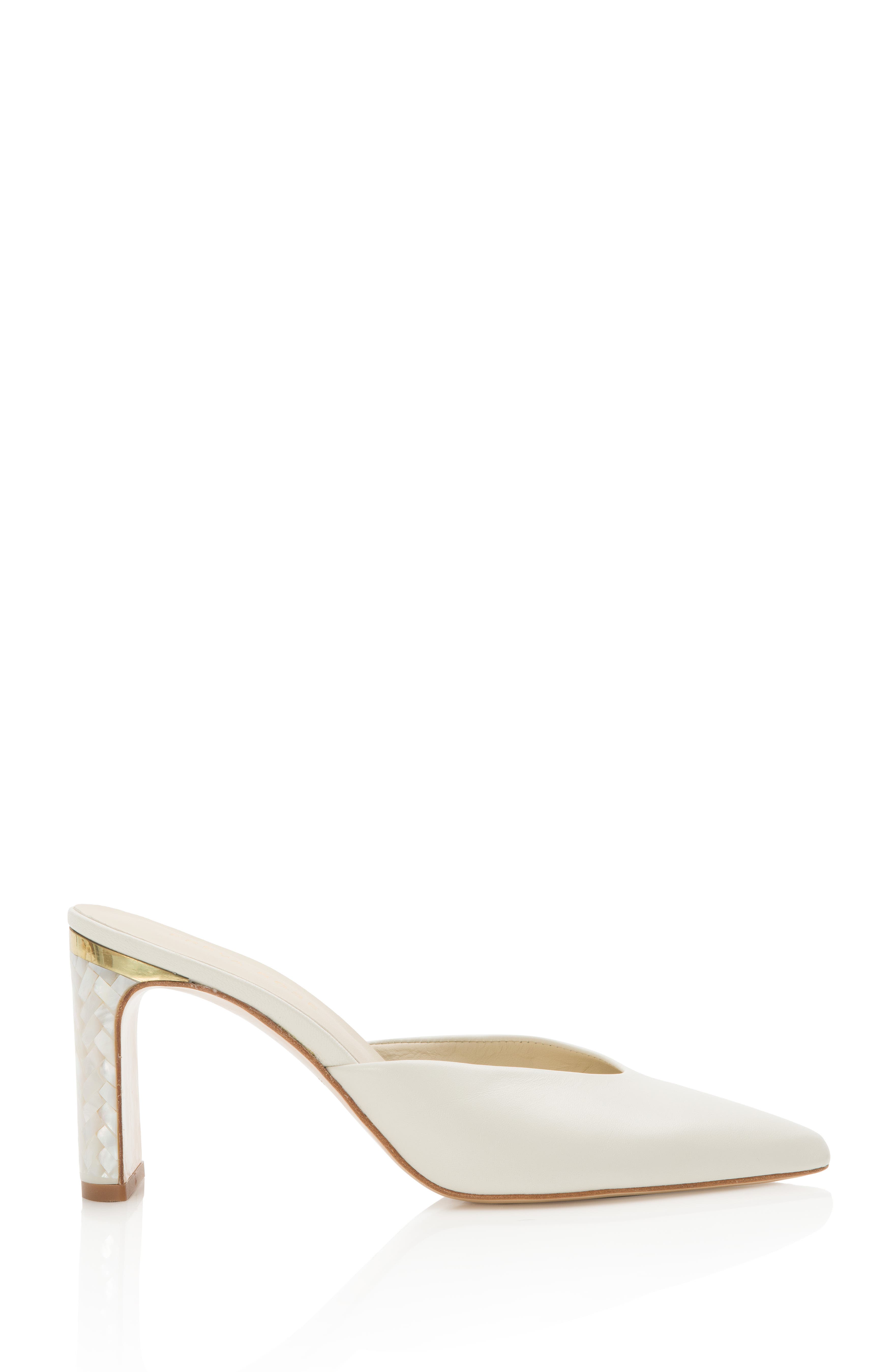 Freya Rose Jolie Pearl Heel Sandal, Alternate, color, Ivory
