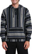 Quiksilver Playa Stripe Henley Hoodie