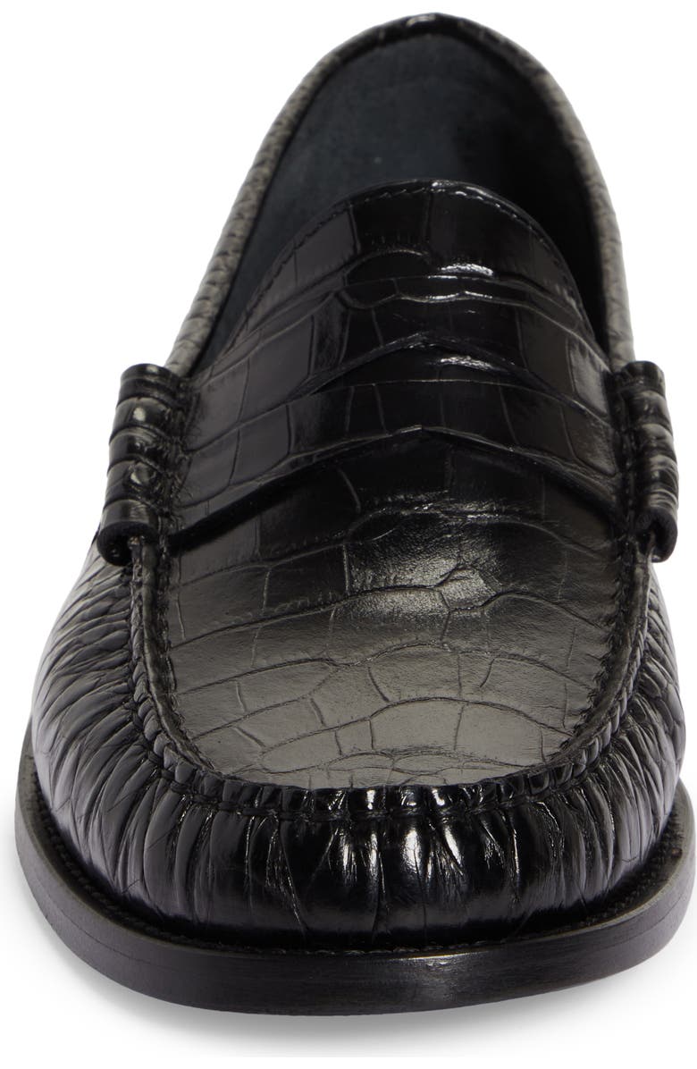 Rhude Croc Embossed Penny Loafer, Alternate, color,