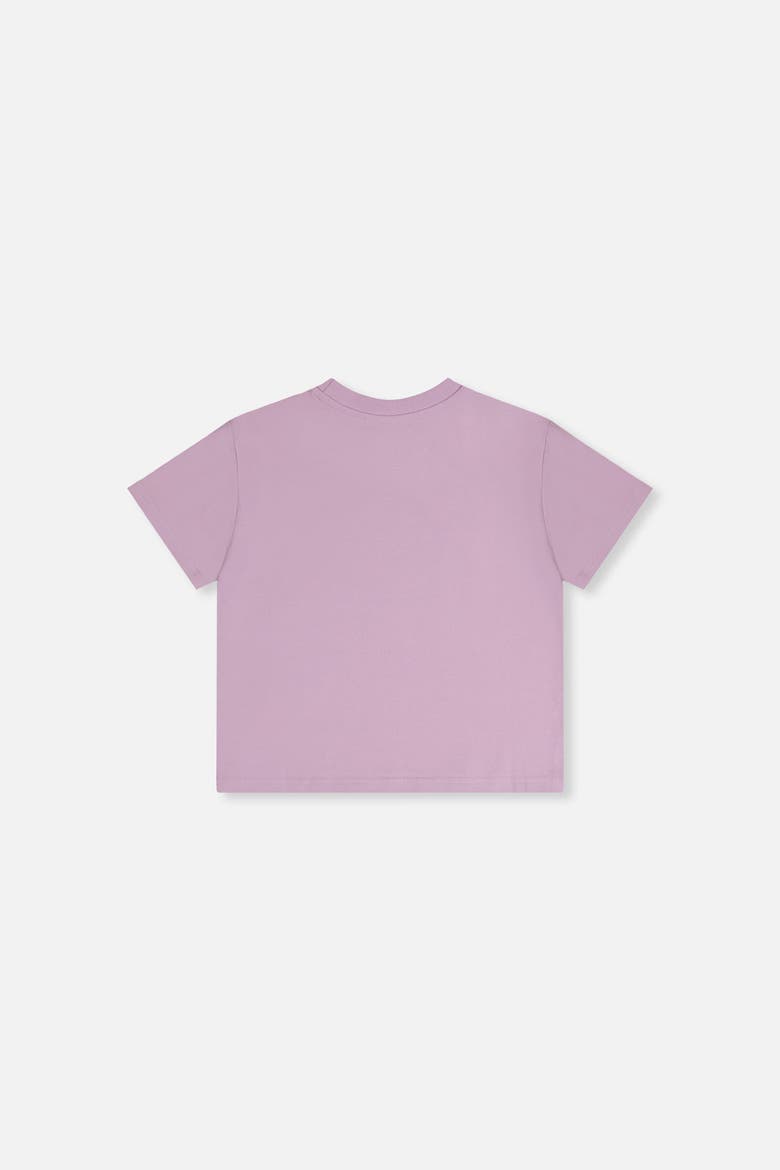 Relaxed Heavy Jersey Wide Short Sleeve T-Shirt, Alternate, color, Mauve