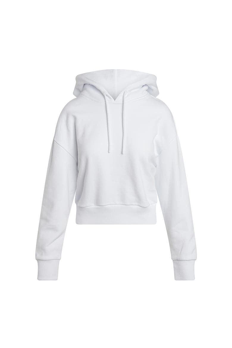 French Terry Hoodie, Main, color, White