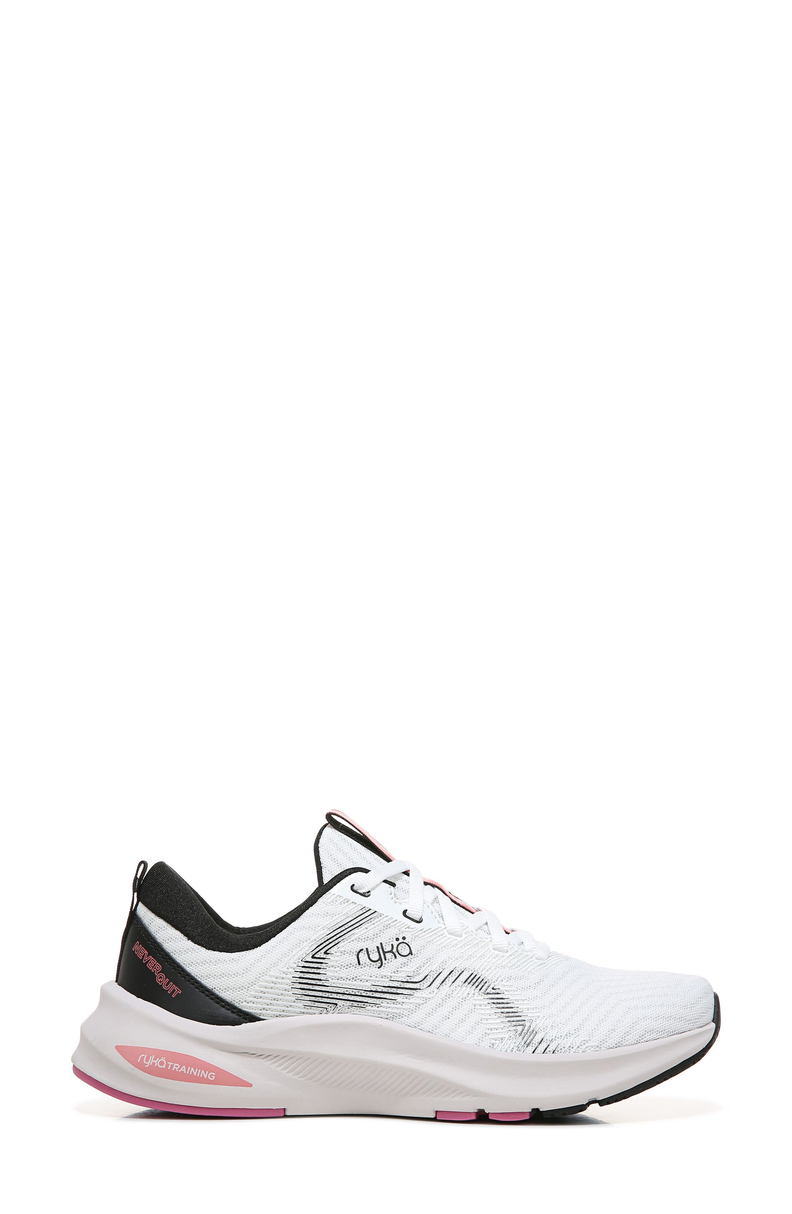 Never Quit Walking Sneaker - Wide Width Available, Alternate, color, WHITE