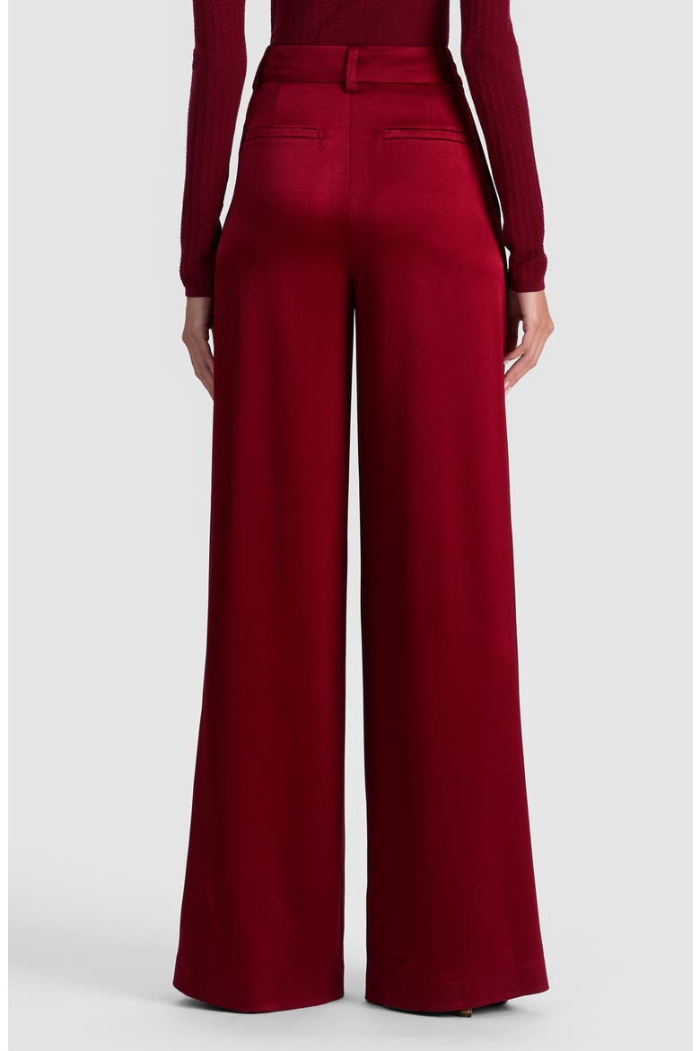 Kennedy Double Pleat Pants, Alternate, color, OXBLOOD