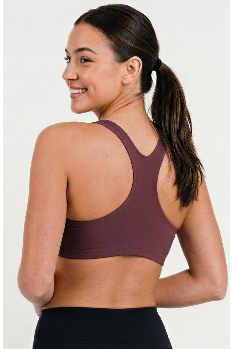 Racerback Swim Bra With Removable Cups, Alternate, color, Purple Haze