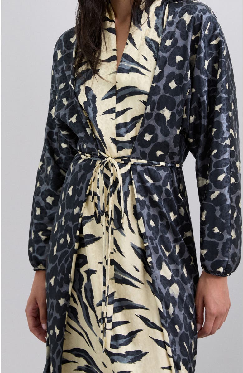 Scalpers Duoprintjac Dress, Alternate, color, Animalprint