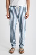 ALEX CRANE Bo Linen Drawstring Pants
