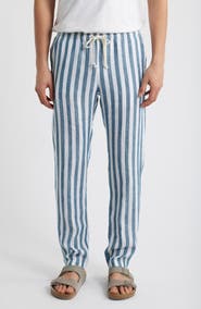 ALEX CRANE Bo Linen Drawstring Pants
