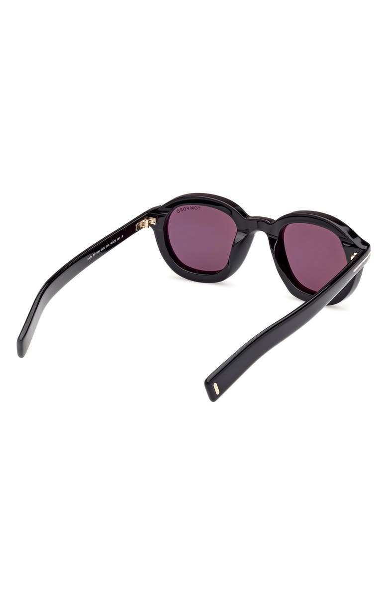 TOM FORD Raffa 46mm Round Sunglasses, Alternate, color,
