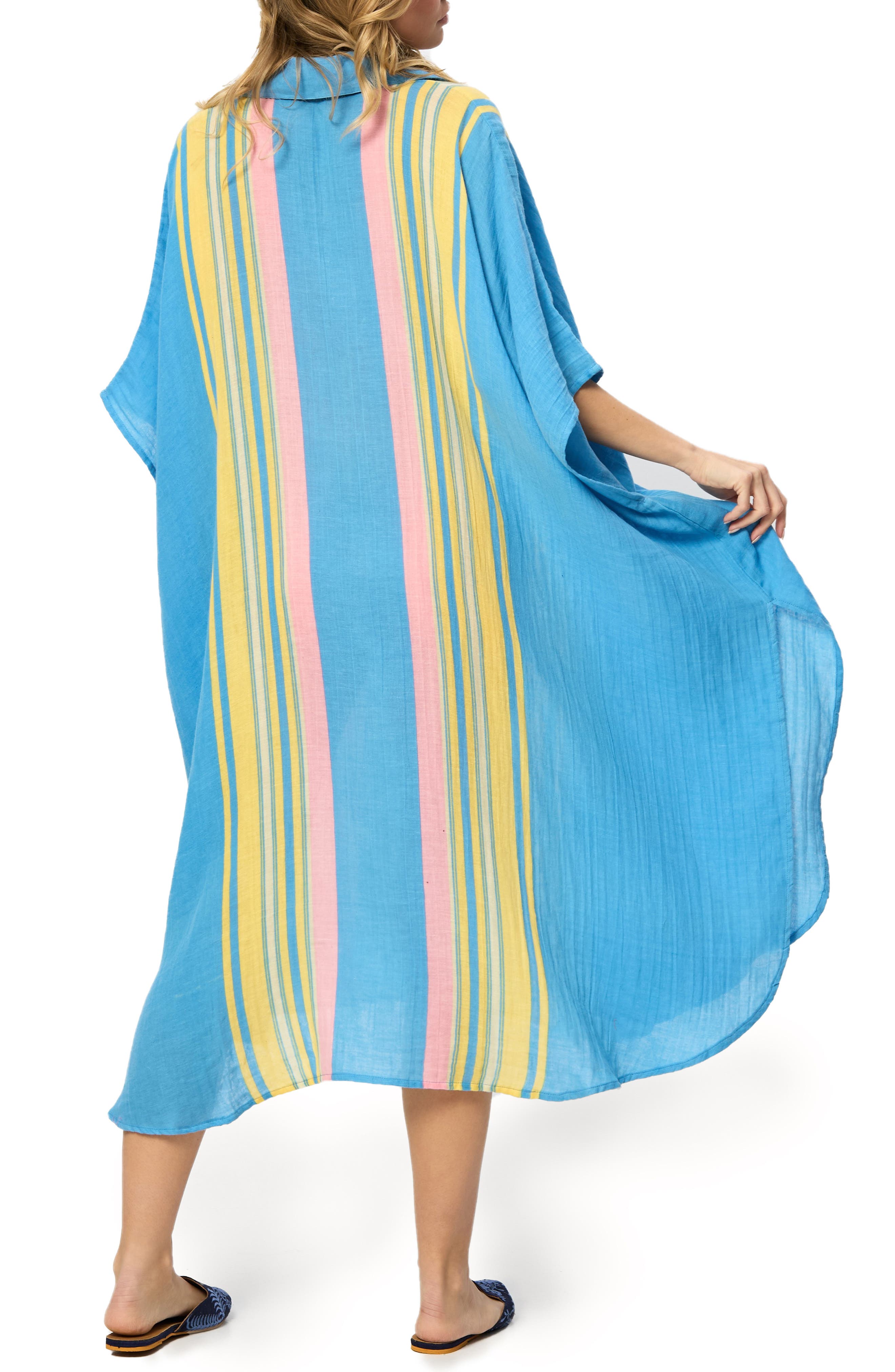 Collar Kaftan Shirtdress - image 2