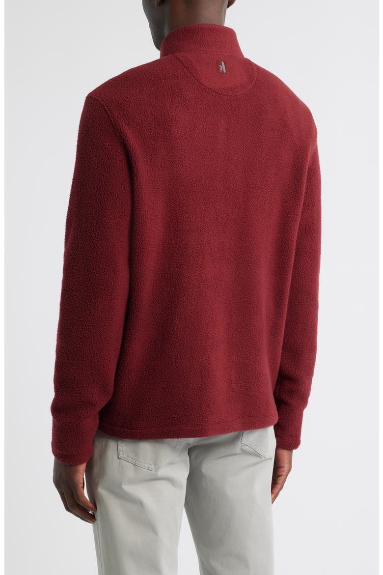 Dion Fleece Half Zip Pullover, Alternate, color, PINOT