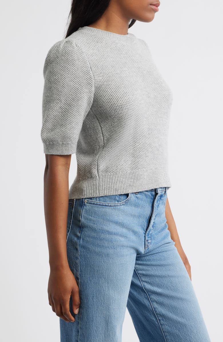 Manta Textured Puff Short Sleeve Sweater