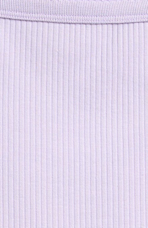 Shop Tucker + Tate Kids' Square Neck Rib Tank In Purple Petal