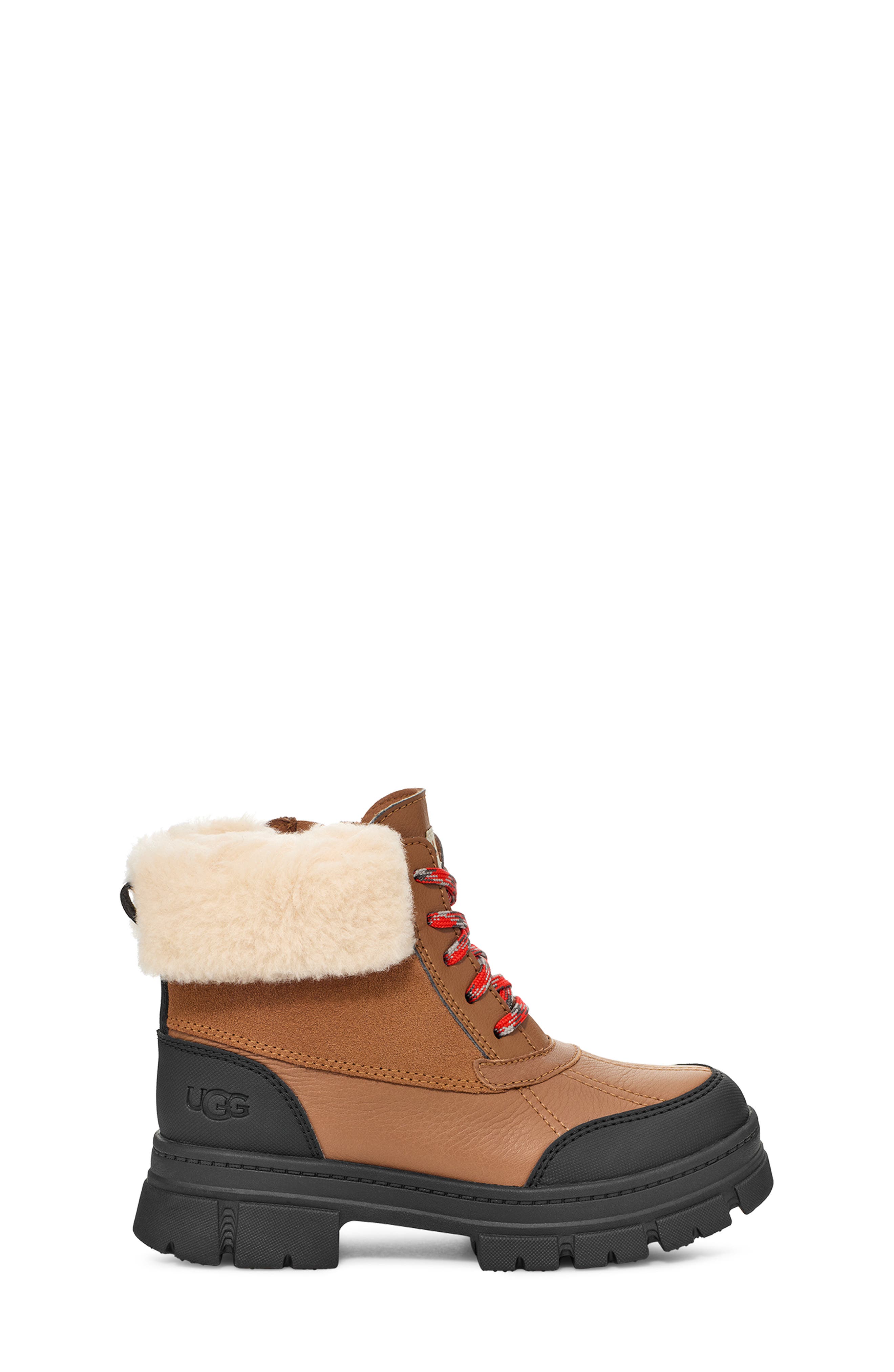 UGG<sup>®</sup> Kids' Ashton Addie Waterproof Boot, Alternate, color, Chestnut