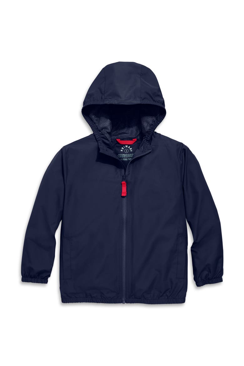 Kids Packable Windbreaker, Main, color, Navy