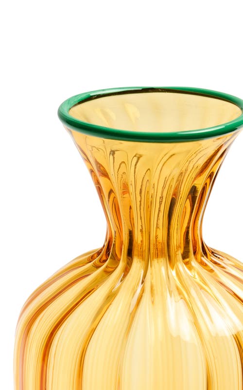 La Doublej Murano Carafe In Solid Amber