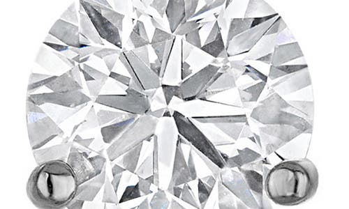 Fzn 14k Gold Lab Grown Diamond Stud Earrings In White