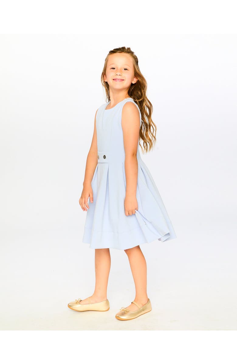 Deux par Deux Sleeveless Neoprene Fitted Dress, Alternate, color, Lavender