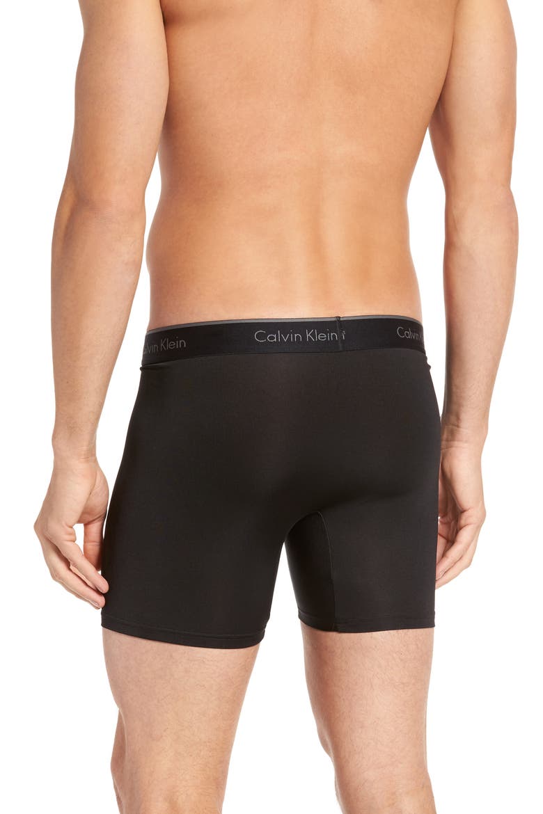 5-Pack Micro Stretch Boxer Briefs, Alternate, color, BLACK