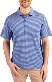 Cutter & Buck Forge Heather Stripe Recycled Blend Polo
