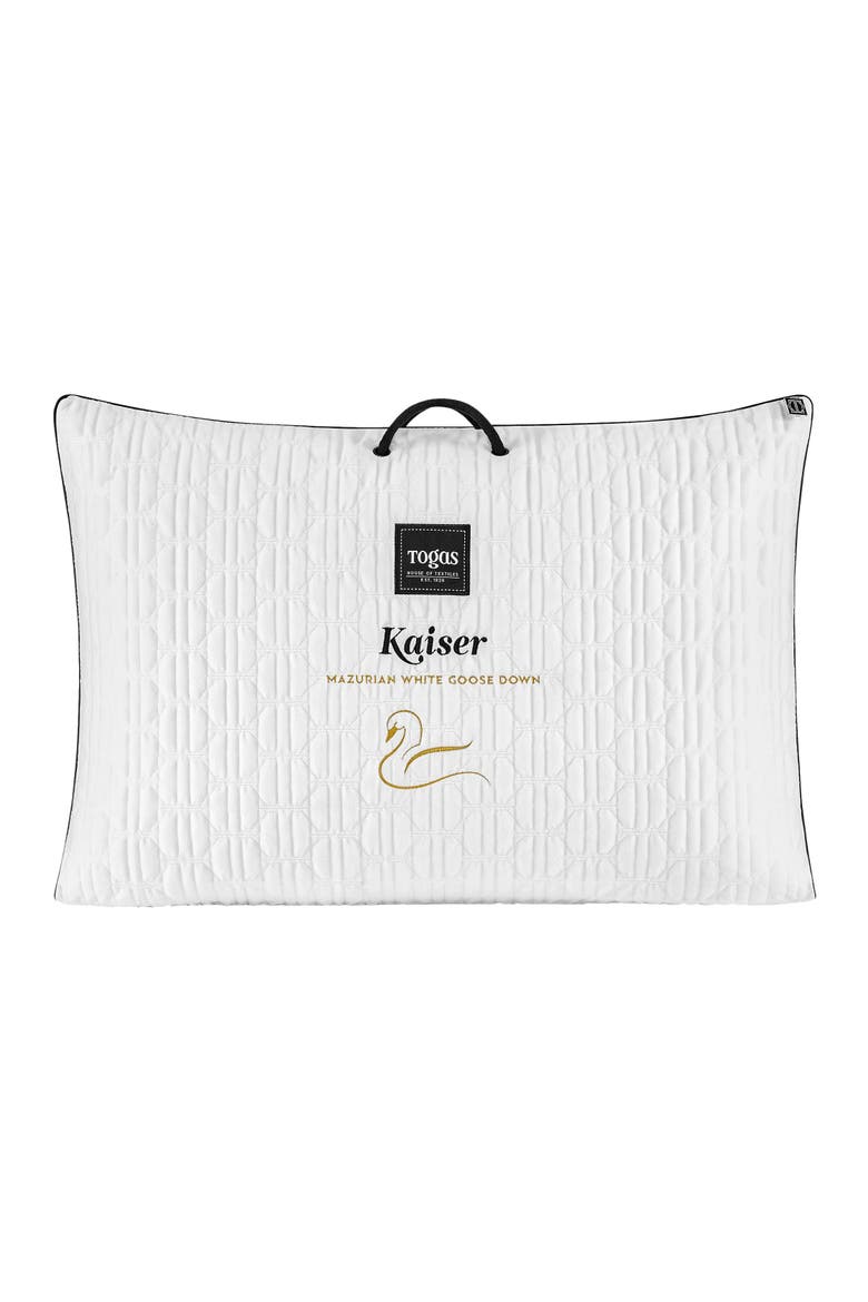 Kaiser Mazurian goose down pillow, Alternate, color, White