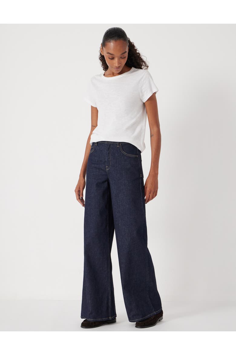Nessa Wide Leg Jeans, Alternate, color, Rinse Wash