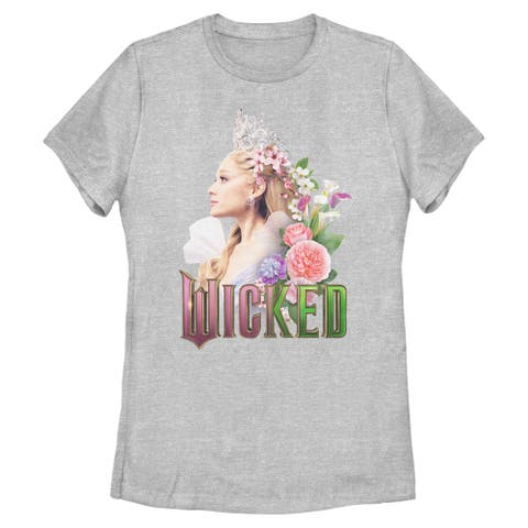 Women's Wicked For Good Glinda Side Profile Pose  Graphic T-Shirt