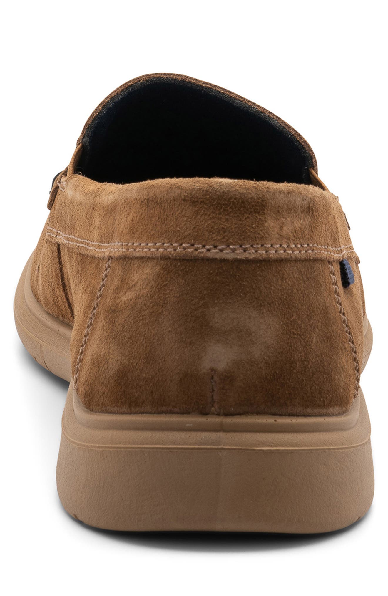 ara Lagrange Moc Toe Loafer, Alternate, color, Brown Suede