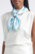 Jacquemus Le Foulard Stripe Silk Scarf