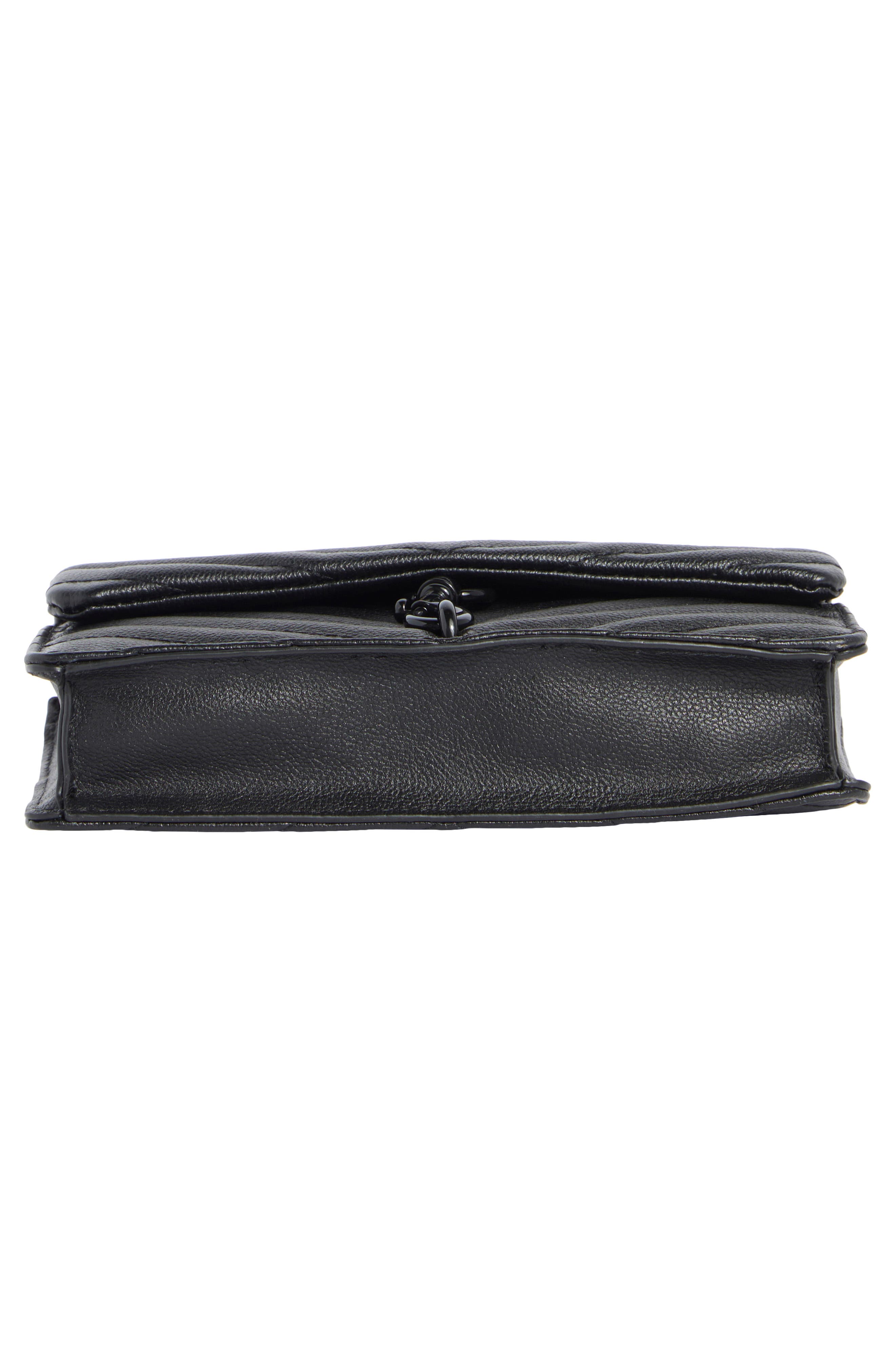 Rebecca Minkoff Edie Chevron Quilted Leather Shoulder Bag, Alternate, color, 