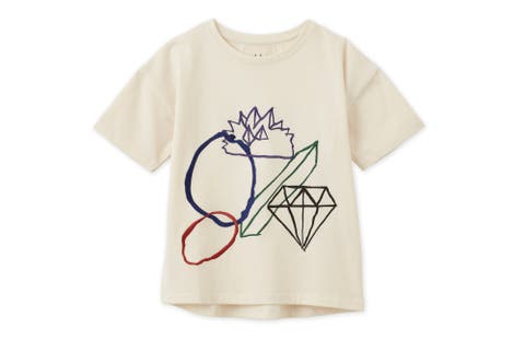 Vild Lab No. 12 - Earth Rocks!, SS Embroidered Organic Cotton T-Shirt
