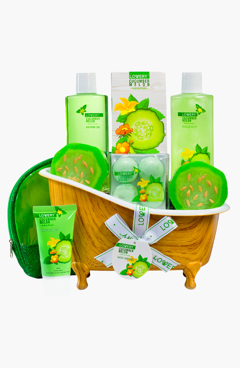 Cucumber & Melon 12 pc Home Spa Aromatherapy Gift Set