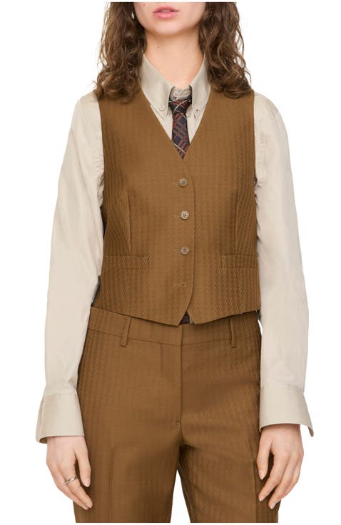 Wool Mohair Waistcoat