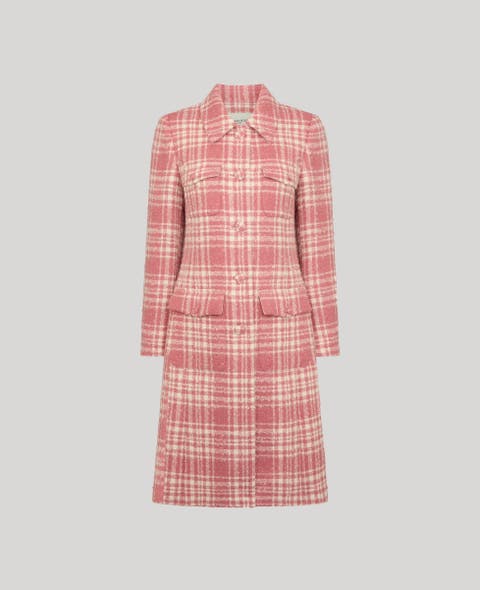 The Lady Check Wool Coat