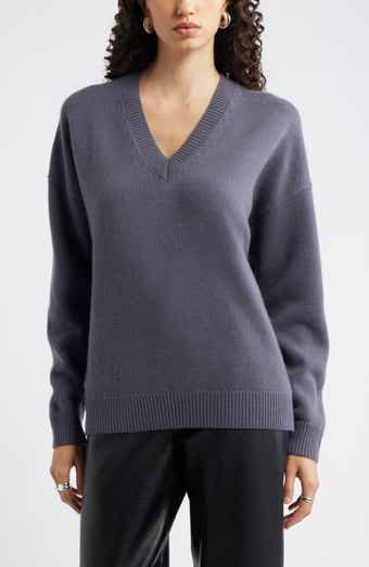 Nordstrom V-Neck Wool & Cashmere Sweater