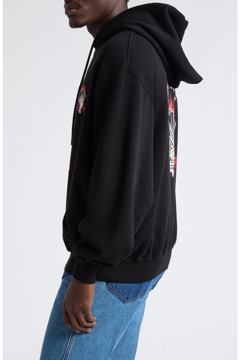Blacklisted Aftermath Graphic Hoodie, Alternate, color, SOFT BLACK